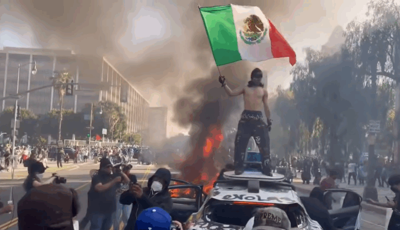 Protestas migratorias en Los Angeles