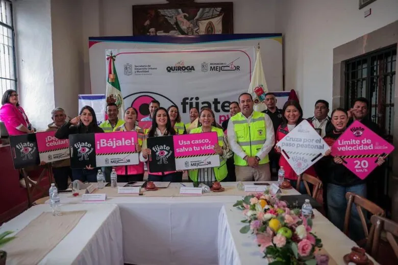 Quiroga impulsa la seguridad vial con la campaña “Fíjate Pues”