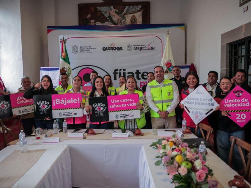 Quiroga impulsa la seguridad vial con la campaña “Fíjate Pues”