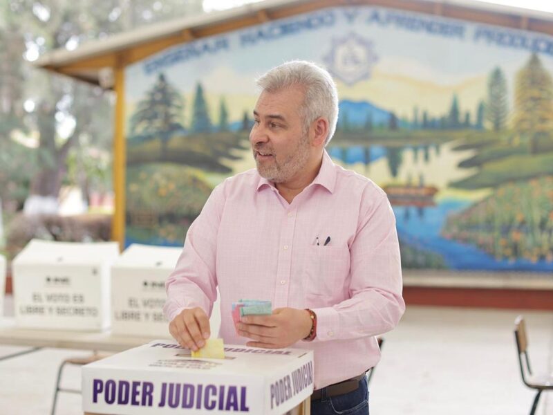 Rechaza Bedolla entregar “acordeones” para la elección judicial en Michoacán, a perredistas