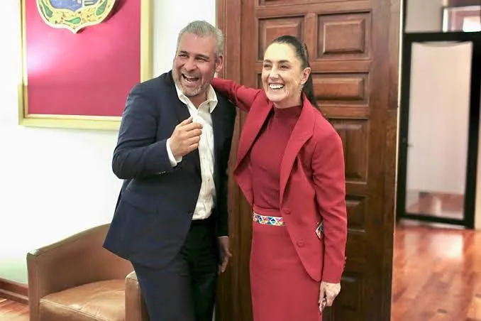 Reconoce Sheinbaum a Bedolla por construcción de teleféricos en Michoacán