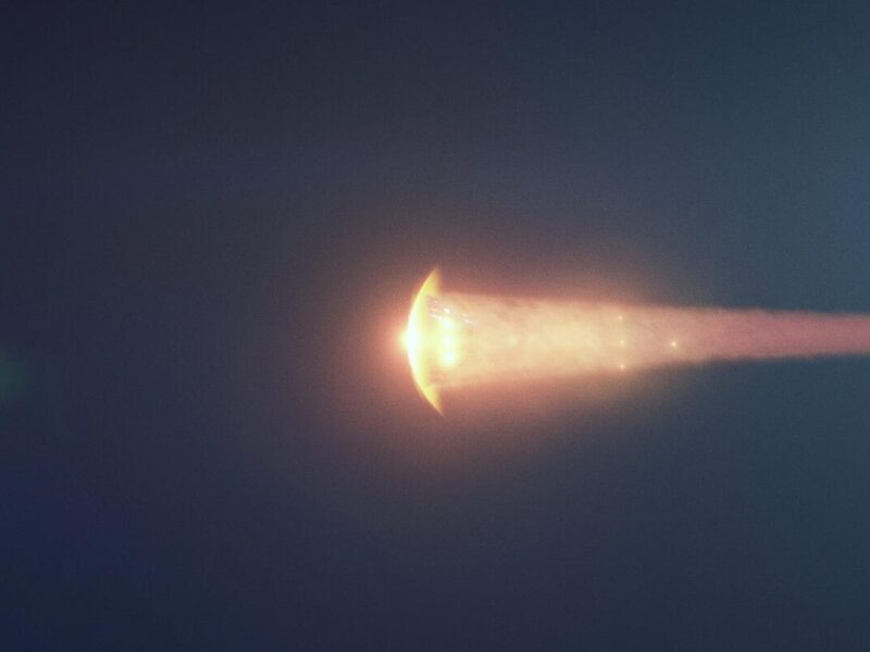 Representación de record de velocidad humana en el espacio