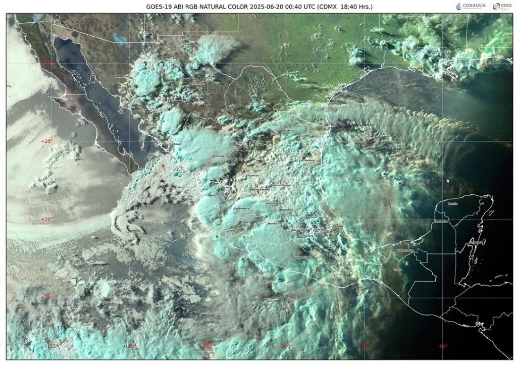 Se degrada ‘Erick’ a depresión tropical; seguirá provocando lluvias
