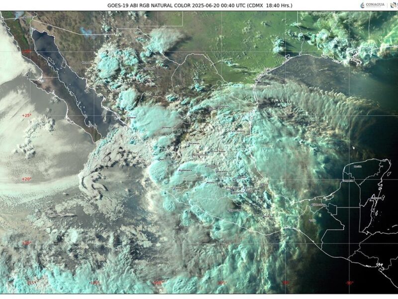 Se degrada ‘Erick’ a depresión tropical; seguirá provocando lluvias