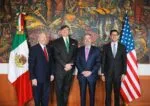 Encuentro del canciller Juan Ramón de la Fuente y Christopher Landau en la SRE