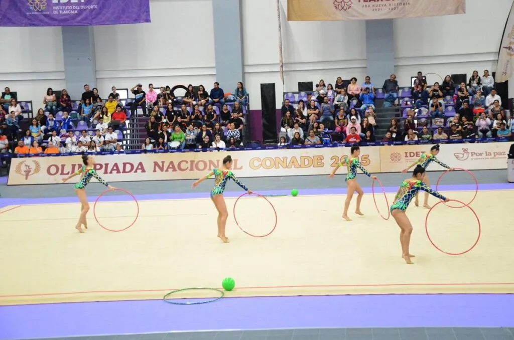 selección mexicana de gimnasia rítmica juvenil deslumbra en Tlaxcala-2