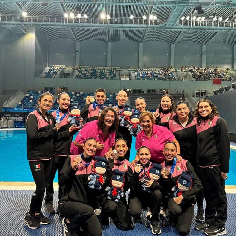 Selección Mexicana gana bronce en natación artística