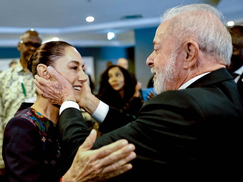 Sheinbaum y Lula da Silva hablan en el G7 sobre la relación comercial binacional