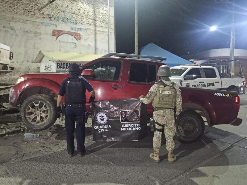 SSP y Defensa aseguran 6 vehículos en Apatzingán