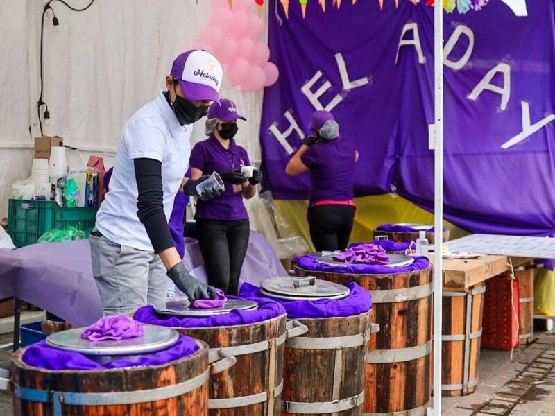 Último día del Festival de la Nieve de Pasta en Zacapu, te esperan más de 60 sabores
