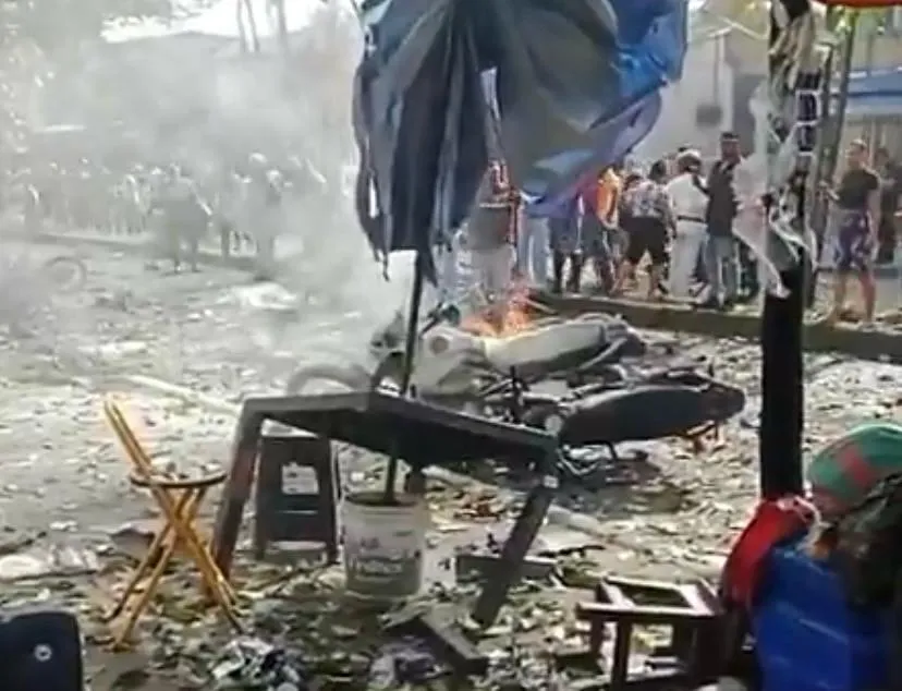 Un muerto y 9 heridos saldo de explosiones en Cali, Colombia