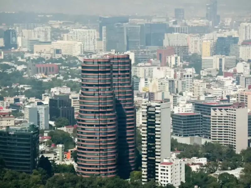 Vista aérea de torres en Polanco