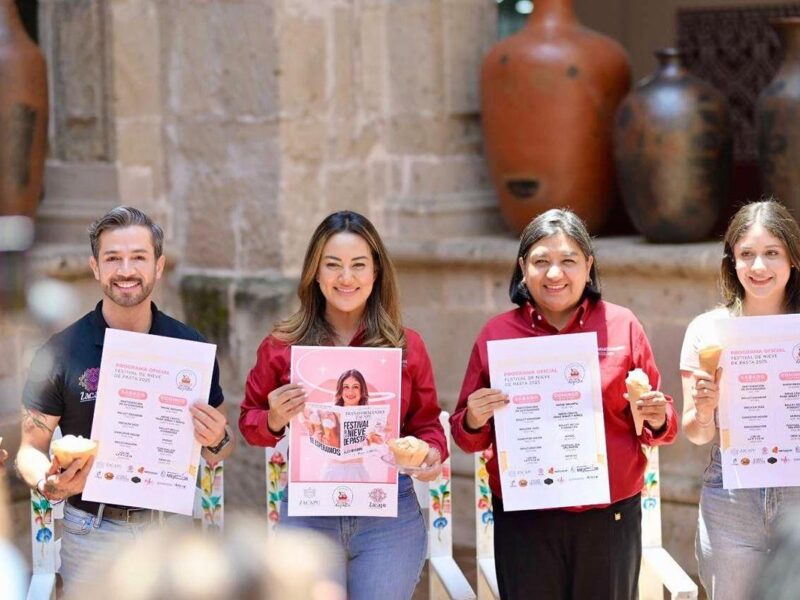 Zacapu se prepara para endulzar el paladar con la 8ª edición del Festival de la Nieve de Pasta 2025