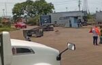 Accidente vehicular en la Asipona de Lázaro Cardenas deja a una persona sin vida