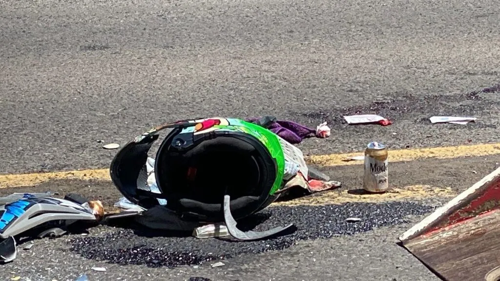 Accidente vehicular en salida a Quiroga deja motociclista herido