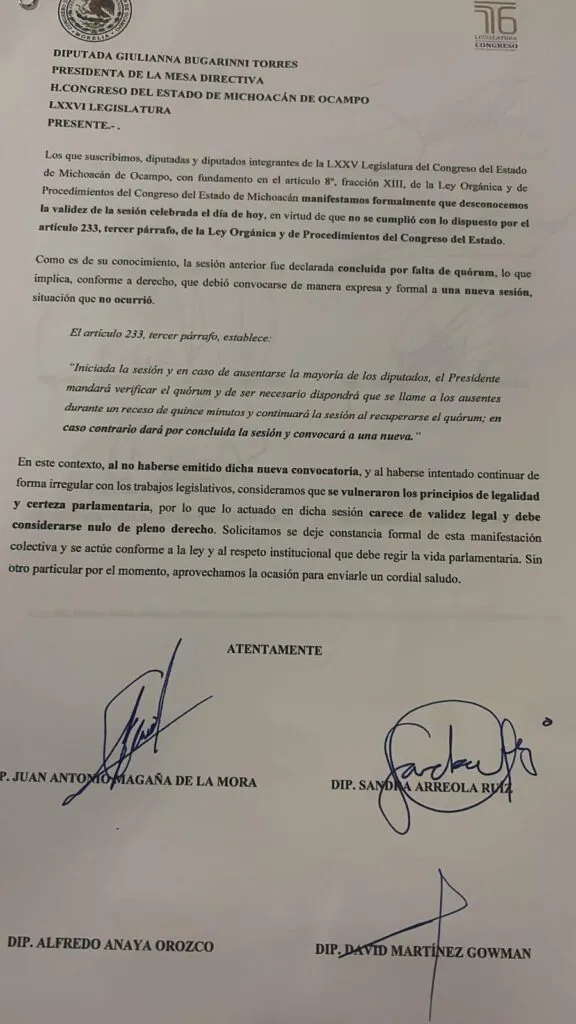 Acusan ilegalidad en Sesión de Pleno que había concluido y se retomó sin citatorio-1