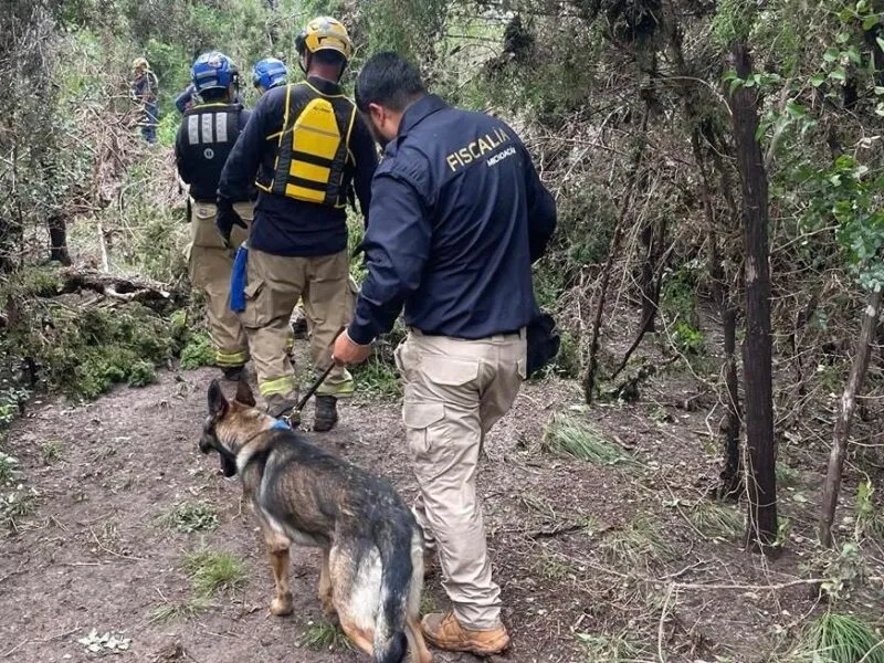 Agentes de Unidad Canina FGE Michoacán