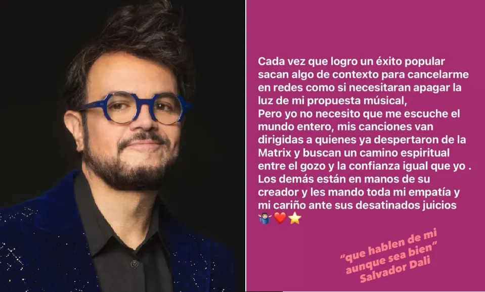 Aleks Syntek responde a nuevas críticas