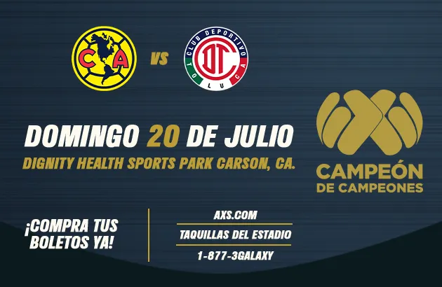 América y Toluca se enfrentan por el título de Campeón de Campeones 2025-2