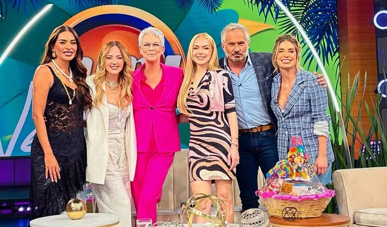 Andrea Legarreta niega actitudes de divas de Jamie Lee Curtis y Lindsay Lohan tras visita al programa Hoy