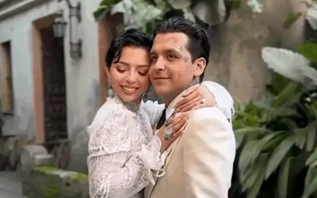 Ángela Aguilar y Christian Nodal celebran su primer aniversario de matrimonio con emotivo mensaje