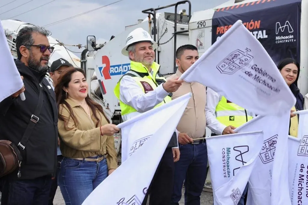 Arranca Bedolla rehabilitación de carretera que conecta a Contepec y Maravatío