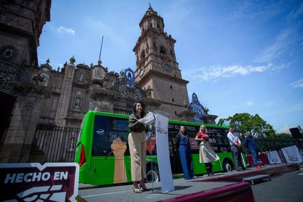 Autobús eléctrico Taruk inicia pruebas en Periférico de Morelia
