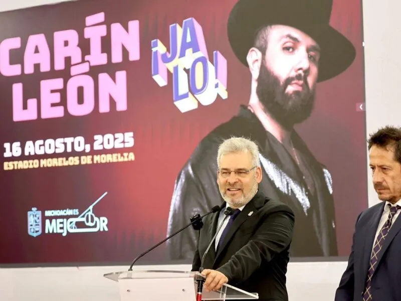 Bedolla invita a fans de Carín León a participar en dinámica para concierto y elegir qué donar
