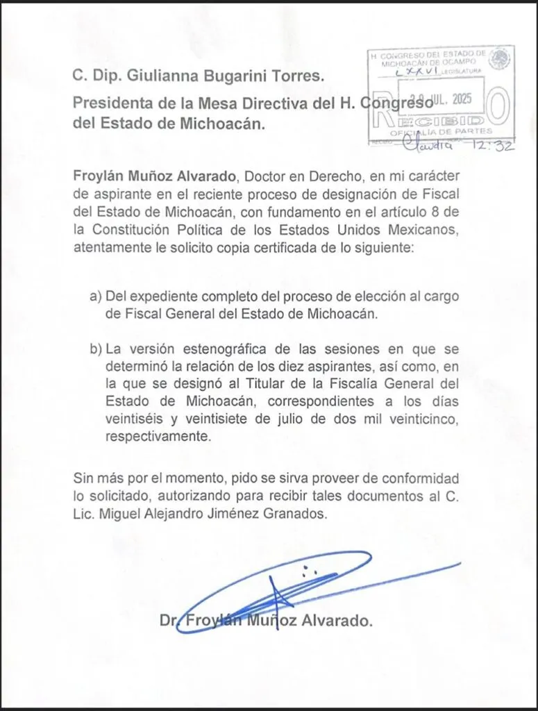 Buscan impugnar impugnar proceso de designación del nuevo Fiscal de Michoacán