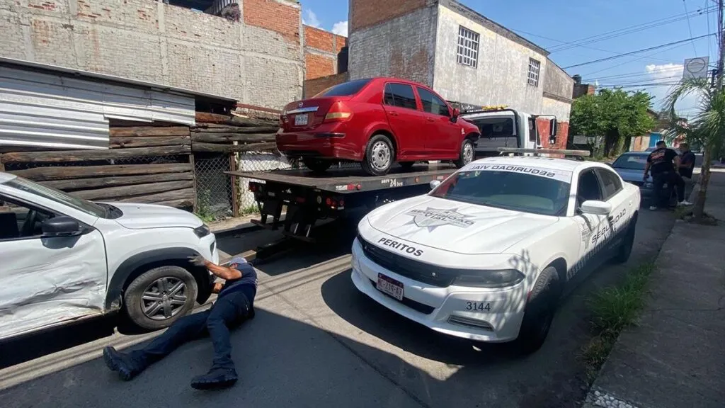 Choque múltiple en Morelia deja a cinco personas lesionadas