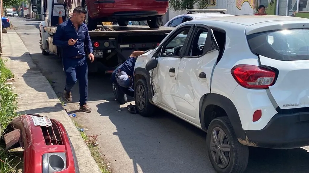 Choque múltiple en Morelia deja a cinco personas lesionadas