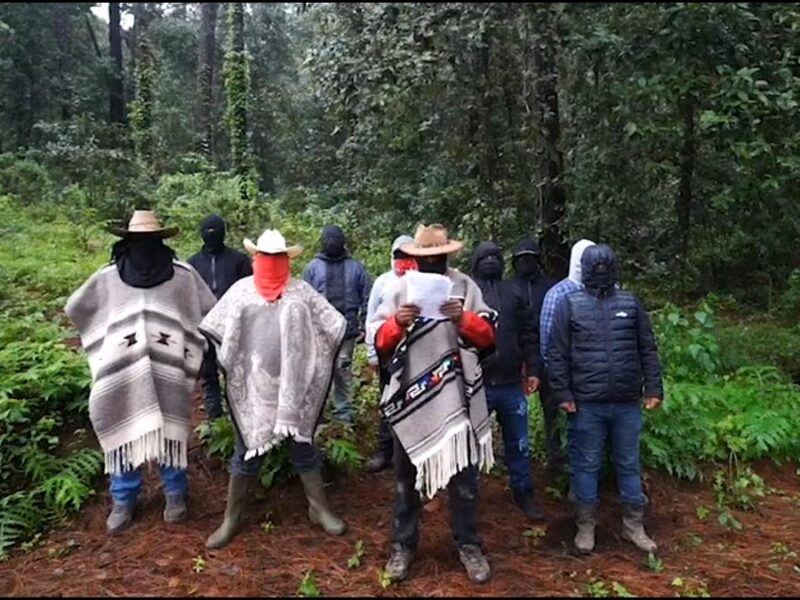 Comuneros purépechas desmienten existencia del "Ejército Purépecha de Liberación de Michoacán"