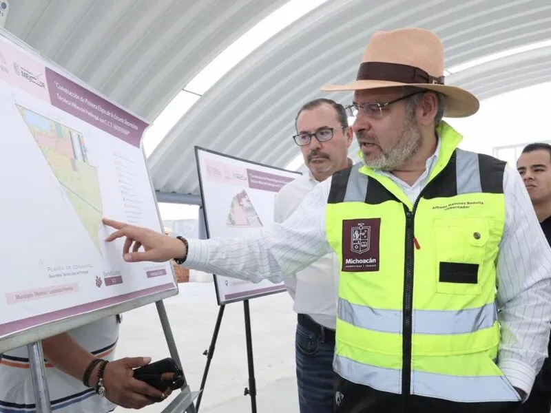 Con nueva secundaria, Villas del Pedregal tendrá educación digna: Bedolla