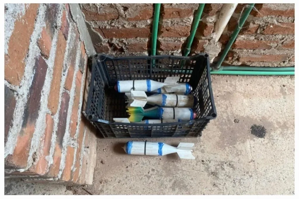 Decomisan más de treinta explosivos en Sinaloa
