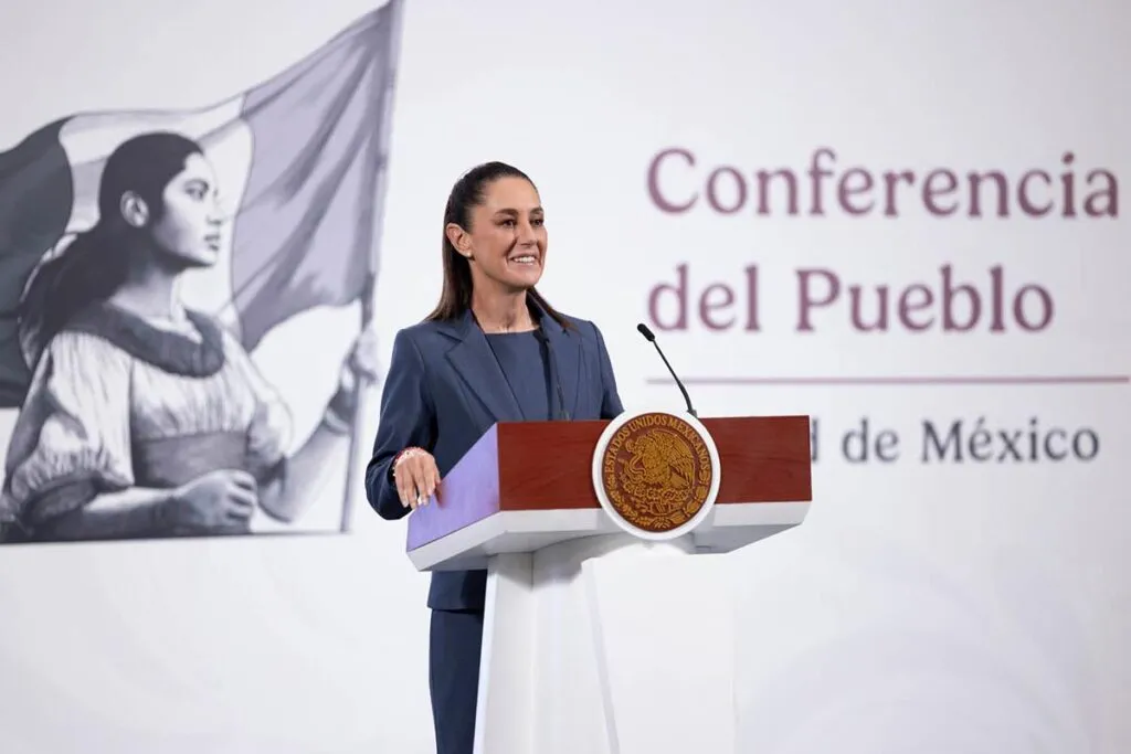 Defenderemos la soberanía, “sin agacharnos”, dice Sheinbaum ante dichos de Trump