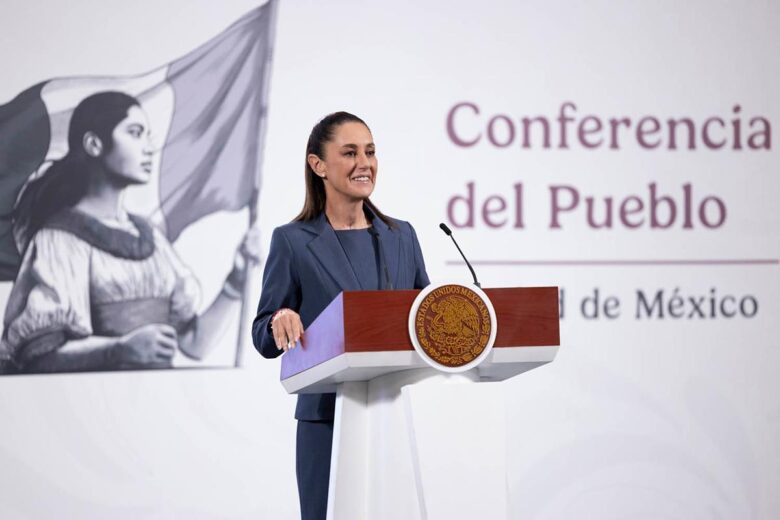 Defenderemos la soberanía, “sin agacharnos”, dice Sheinbaum ante dichos de Trump