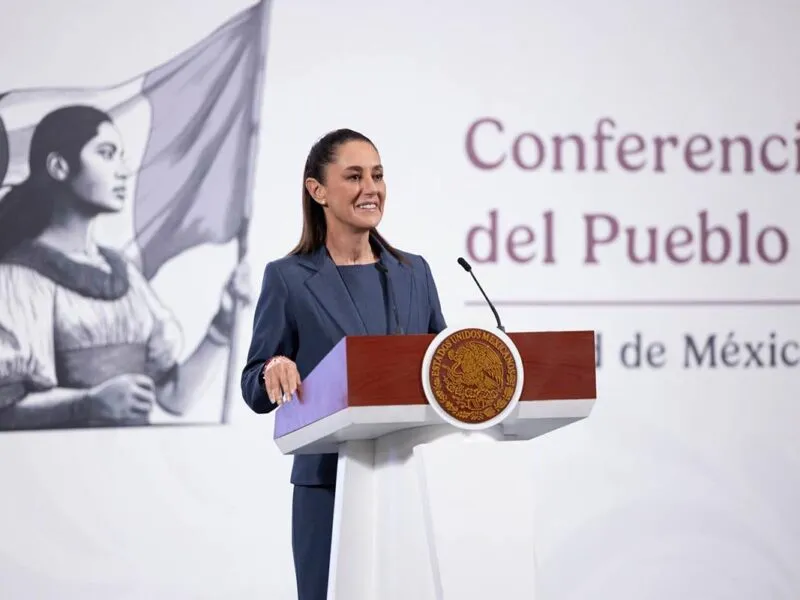 Defenderemos la soberanía, “sin agacharnos”, dice Sheinbaum ante dichos de Trump