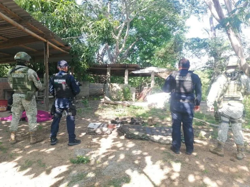 Defensa asegura un ‘narcocampamento’ en Lázaro Cárdenas; no hay detenidos