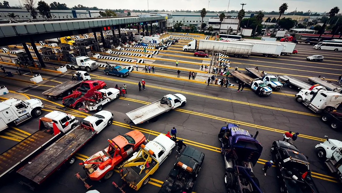 Desaparición de líder transportista provoca protestas y bloqueos de ACME en Edomex y CDMX