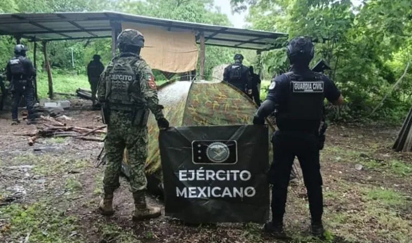 Desmantelan campamento ilícito en Buenavista