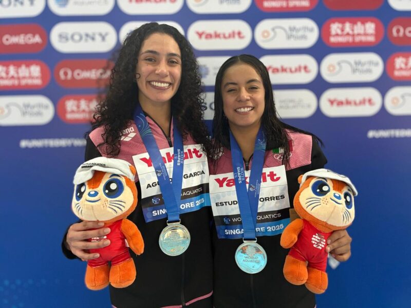 en Mundial de Deportes Acuáticos de Singapur México gana dos medallas de plata