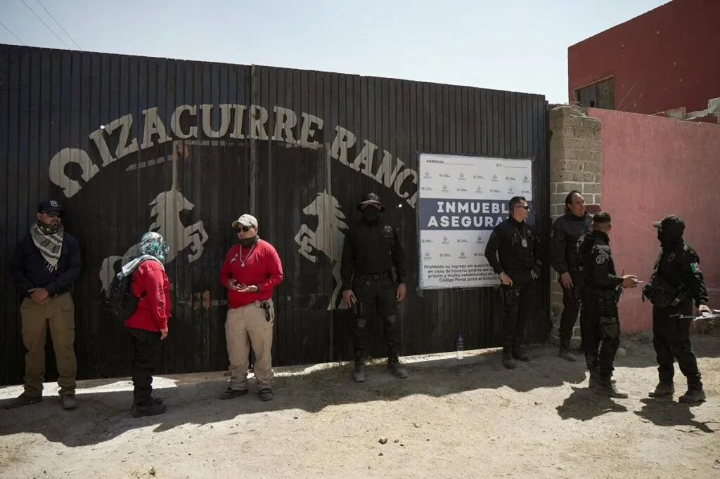 Entrada al Rancho Izaguirre en Teuchitlán
