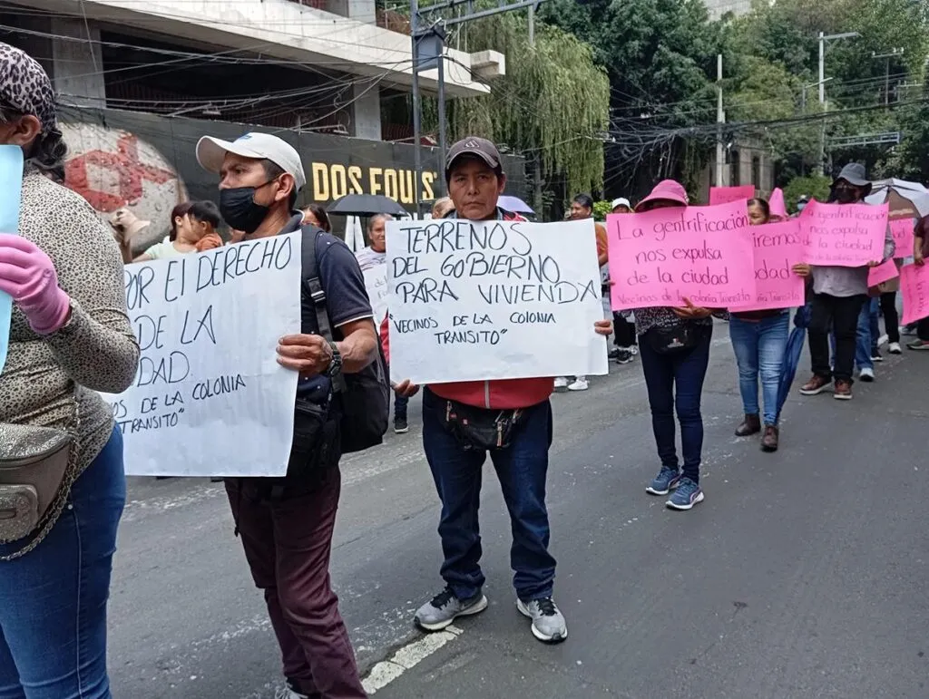 Este domingo nueva marcha contra gentrificación en CDMX; Brugada pide sea pacífica