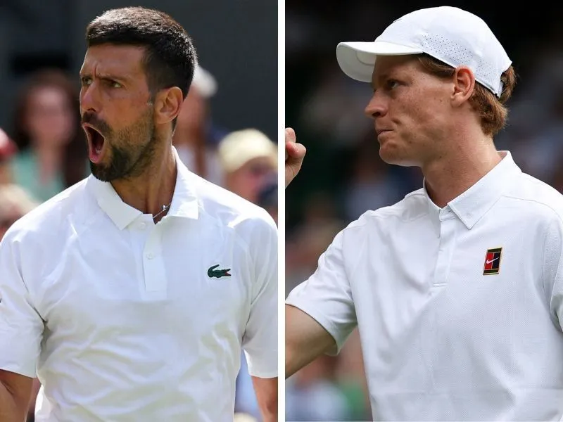 Final adelantada en Wimbledon: Jannik Sinner ante Novak Djokovic se medirán en semifinales