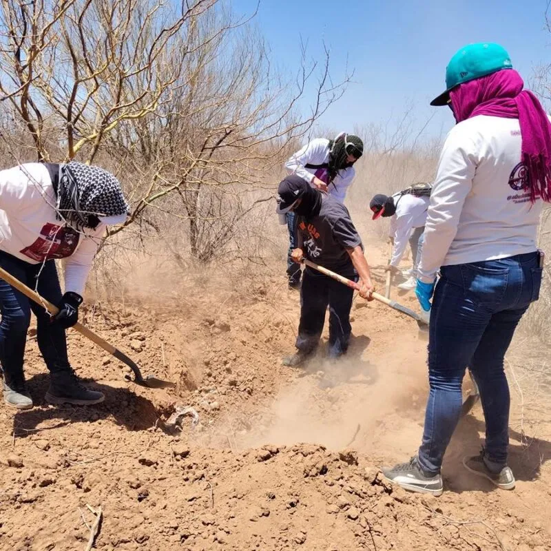 Madres Buscadoras descubren fosas clandestinas en Hermosillo