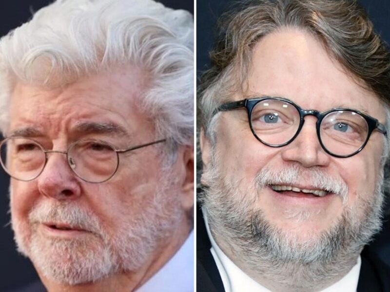 George Lucas y Guillermo del Toro en la Comic-Con