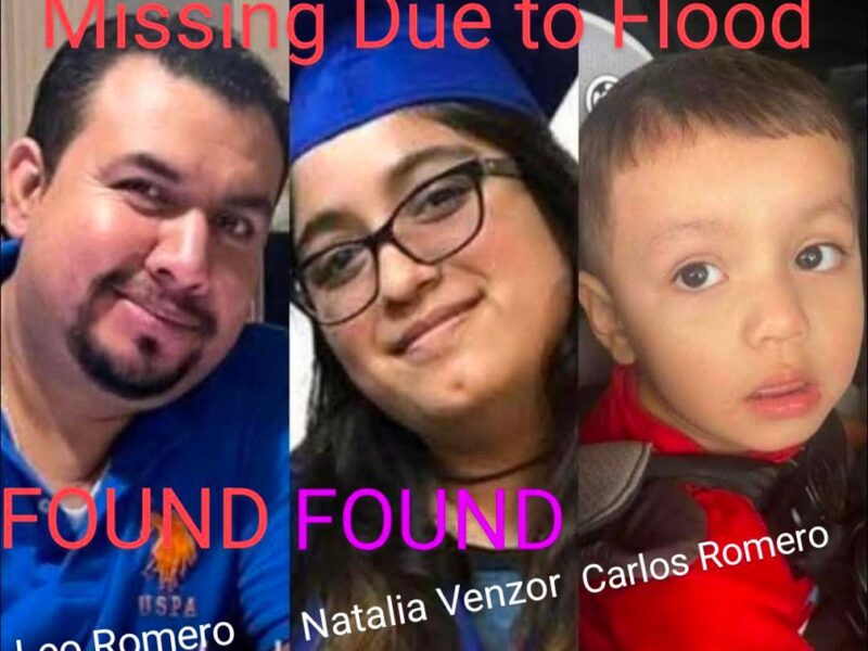 Hallan cuerpos de pareja mexicana desaparecida tras inundaciones en Texas