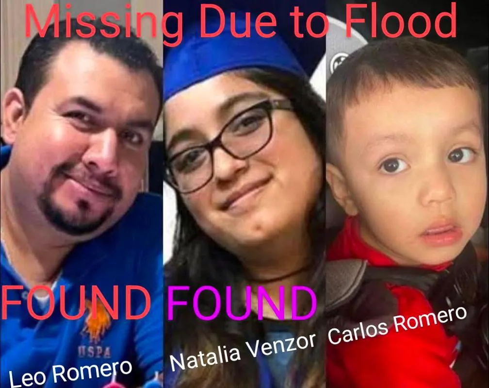 Hallan cuerpos de pareja mexicana desaparecida tras inundaciones en Texas