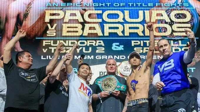 ¡Hay tiro, Pacquiao vs Barrios sin problemas con la báscula!-1