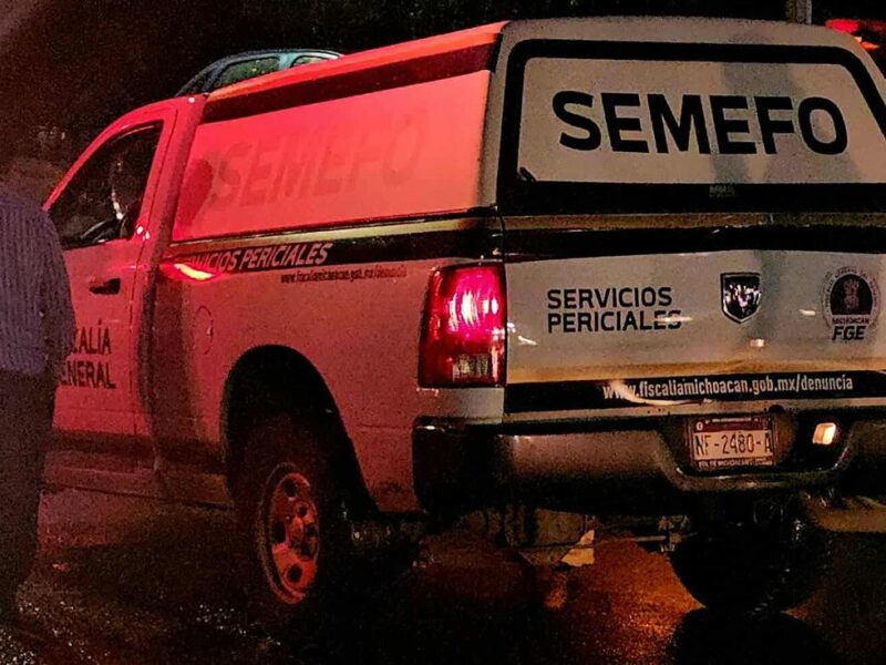 Hombre es asesinado en ataque armado en Apatzingán